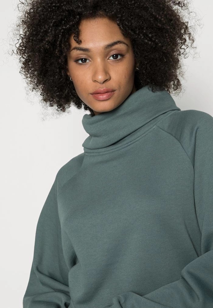 Pulls De Golf ANNA FIELD Anna Field Loose Roll Neck Sweatshirt Vert Femme | DPG-7890352